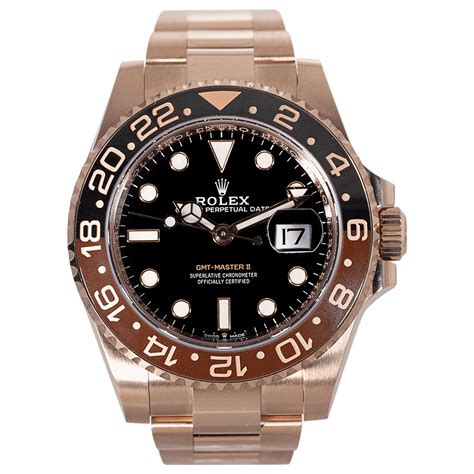 rolex oyster perpetual gmt master ii rose gold|rolex gmt master ii for sale.